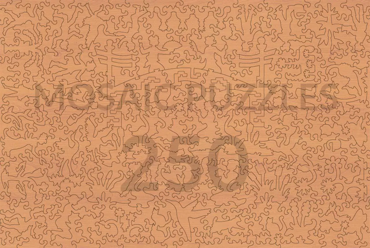 Mosaic Puzzles Lantern Emporium puzzle lemn 500 piese