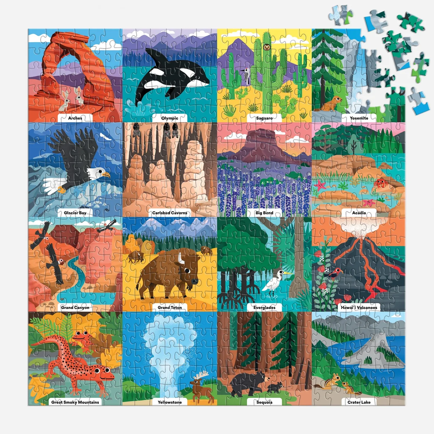 Mudpuppy Little Park Ranger puzzle 500 piese parcuri