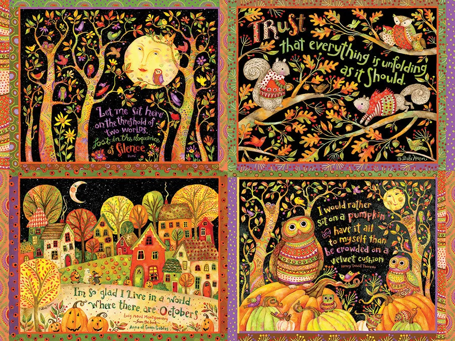 Cobble Hill Easy Handling Autumn Reflections puzzle 275 piese toamna