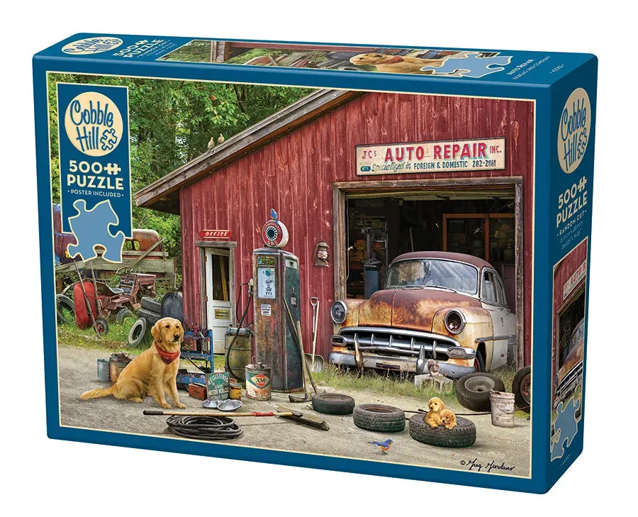 Cobble Hill Auto Repair puzzle 500 piese service auto