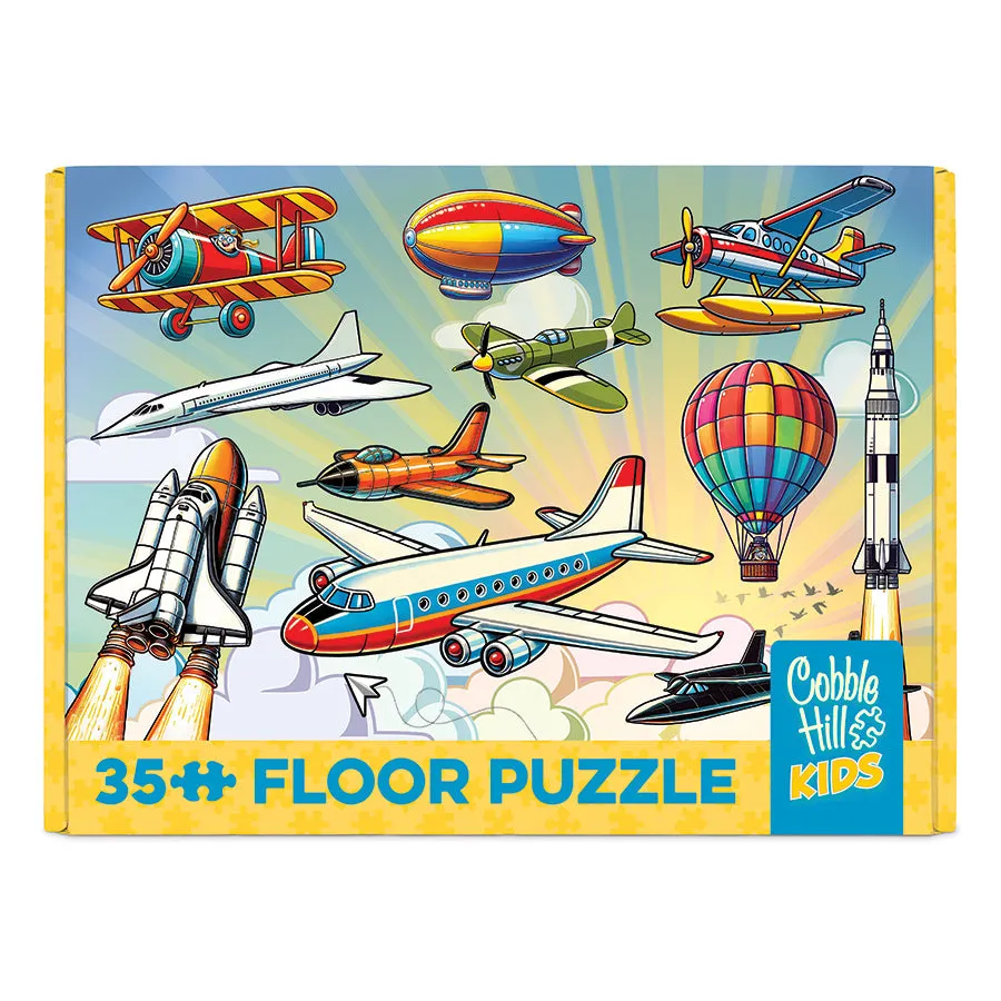 Cobble Hill Flight puzzle podea 35 piese avioane