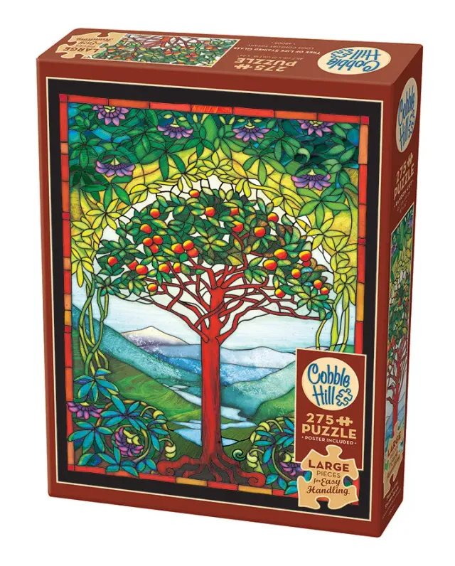 Cobble Hill Easy Handling Tree of Life Stained Glass puzzle 275 piese vitraliu