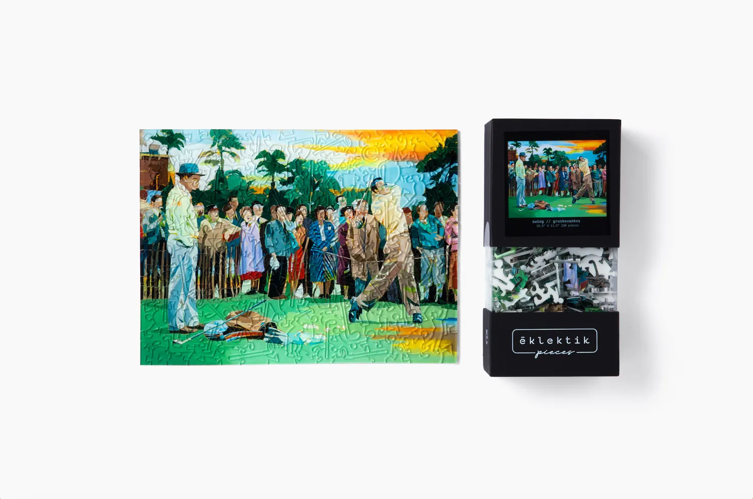 Eklektik Pieces Swing puzzle 220 piese orizontal golf