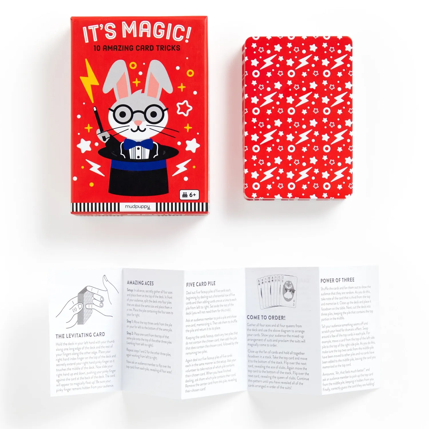 Mudpuppy It's Magic joc carti magie 10+ trucuri incepatori