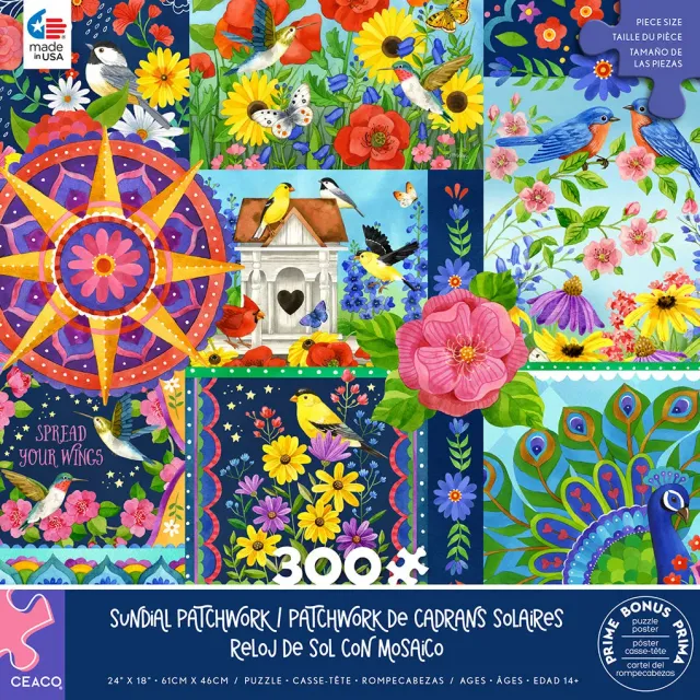 Ceaco Sundial Patchwork puzzle 300 piese mari