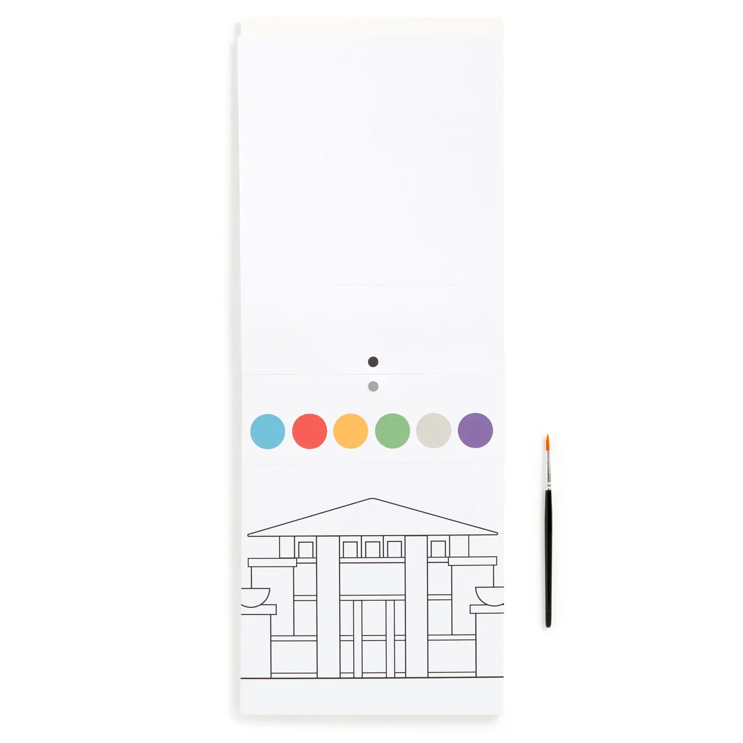 Mudpuppy Frank Lloyd Wright Painting Kit acuarele geometrice