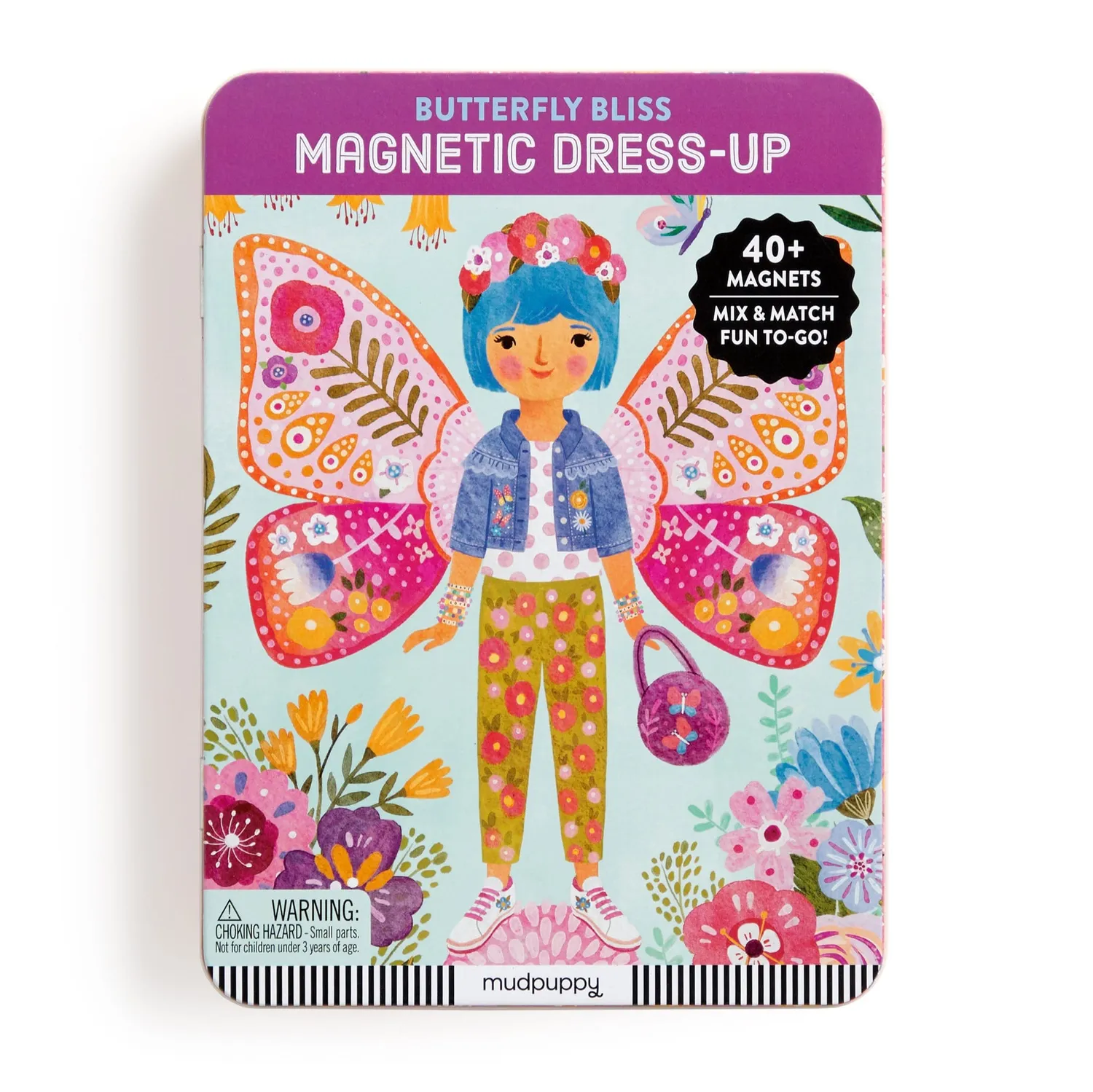 Mudpuppy Butterfly Bliss joc magnetic 40+ magneti