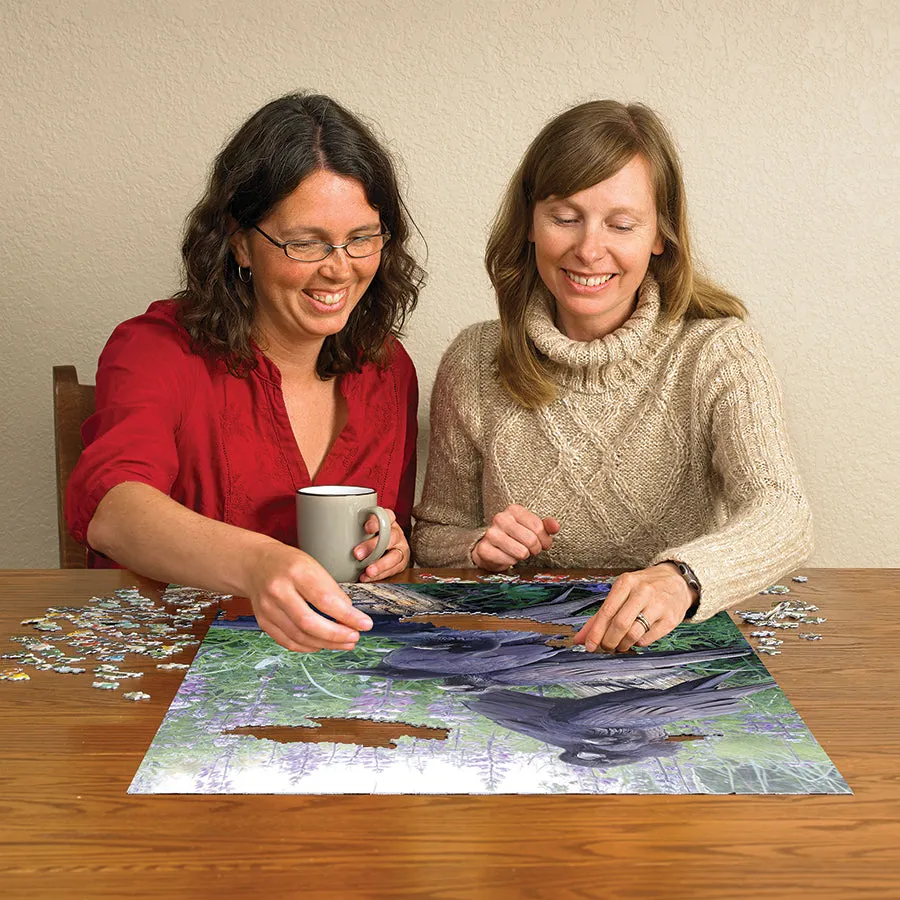 Cobble Hill Raven Rendezvous puzzle 1000 piese corbi