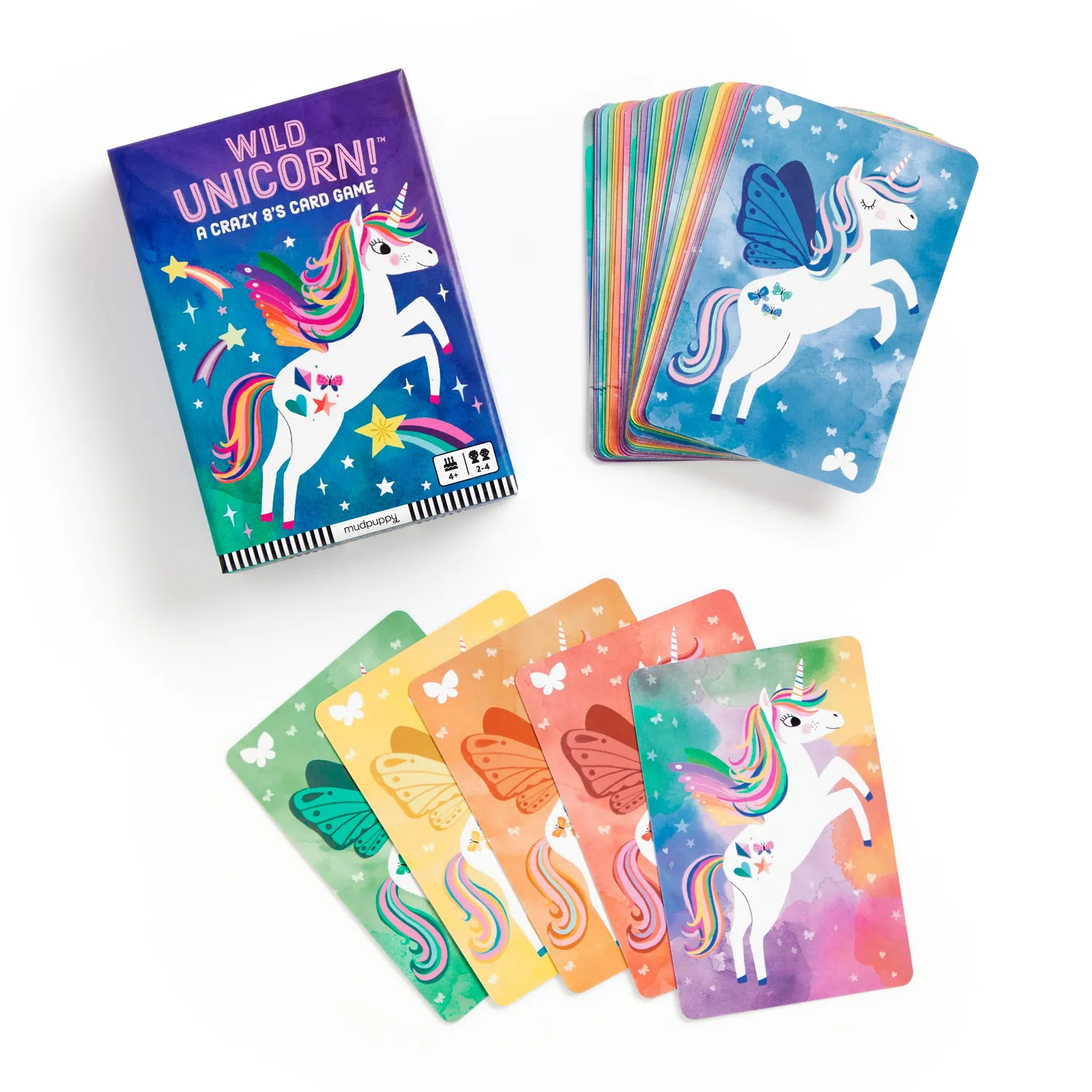 Mudpuppy Wild Unicorn joc cărți 2-4 jucători