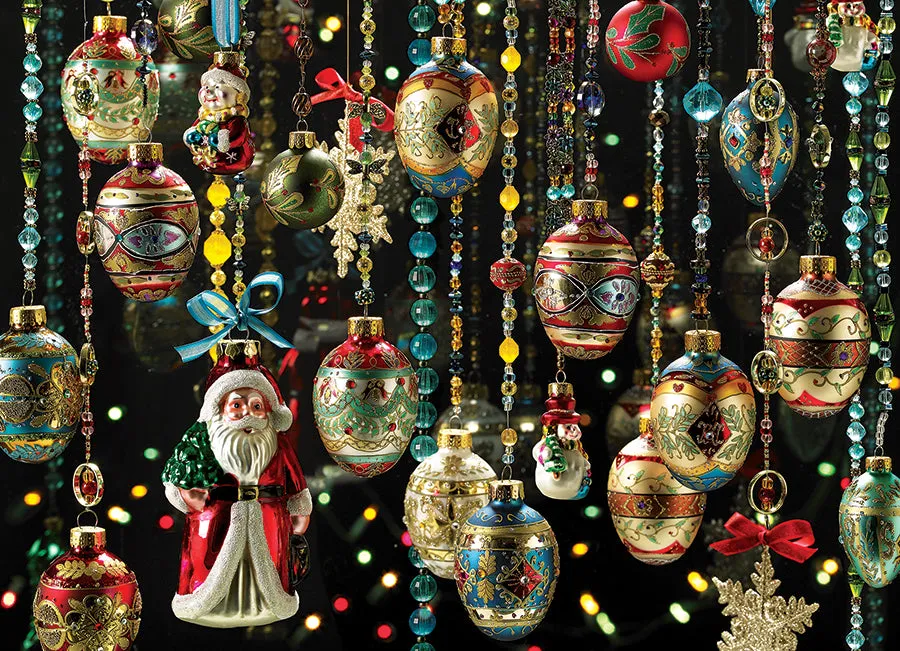 Cobble Hill Christmas Ornaments puzzle 1000 piese Crăciun