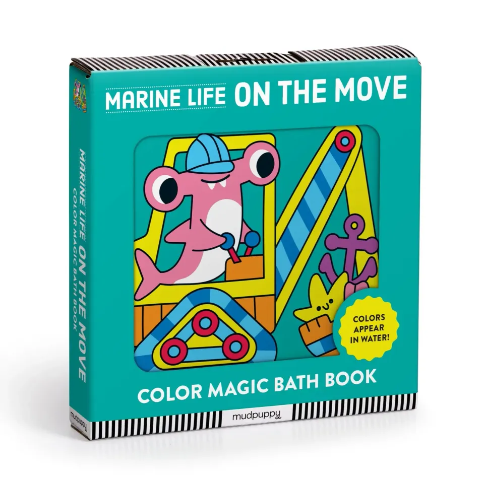 Mudpuppy Marine Life On the Move carte baie 6 pagini apa