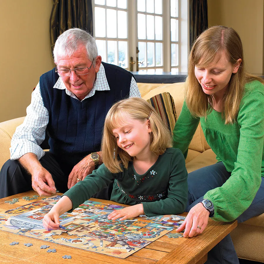 Cobble Hill Family Pieces Cats and Dogs Museum puzzle 350 piese