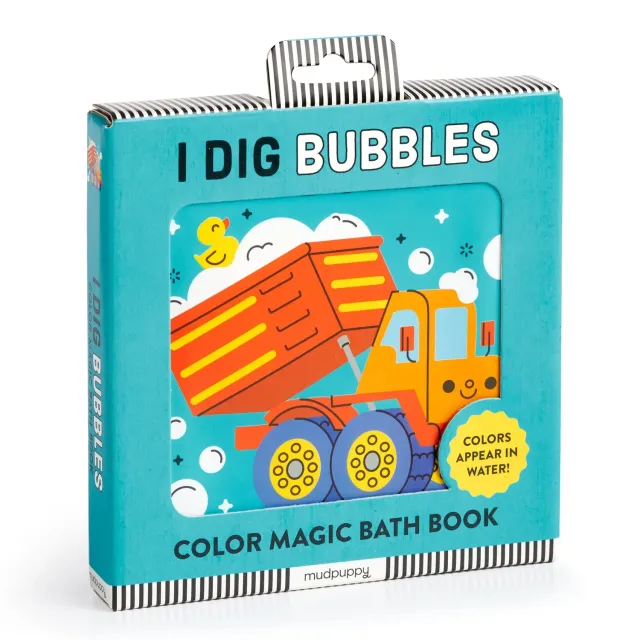 Mudpuppy Color Magic carte de baie I Dig Bubbles 6 pagini