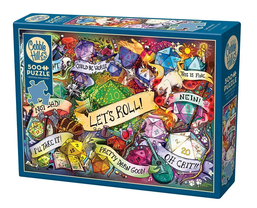 Cobble Hill Let's Roll 45163 puzzle 500 piese D20