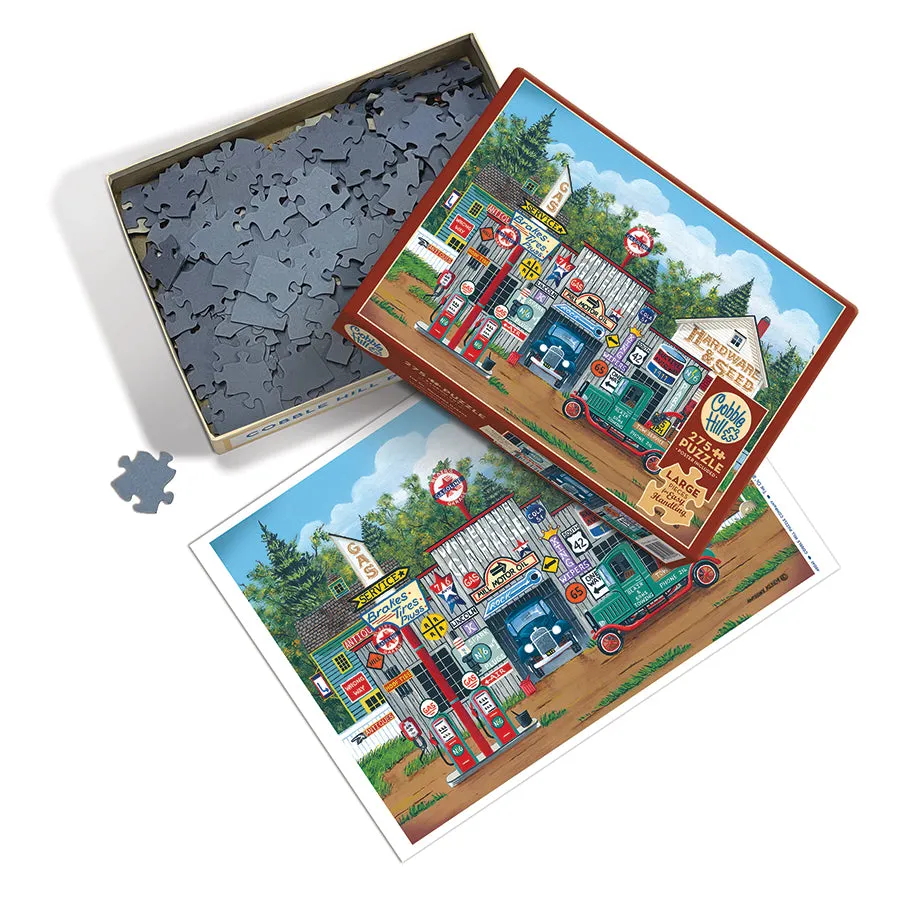 Cobble Hill Easy Handling Ol' Roadside Garage puzzle 275 piese