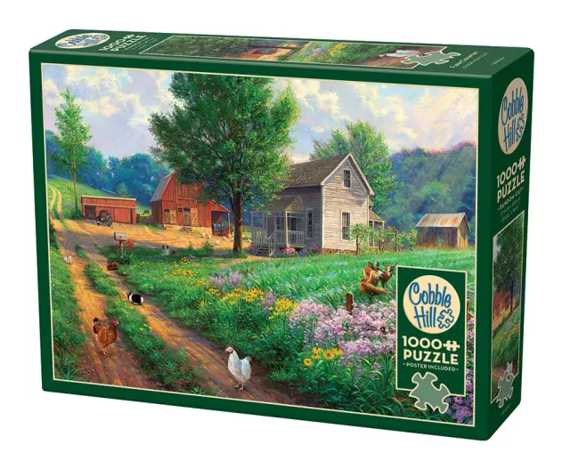 Cobble Hill Farm Country puzzle 1000 piese fermă