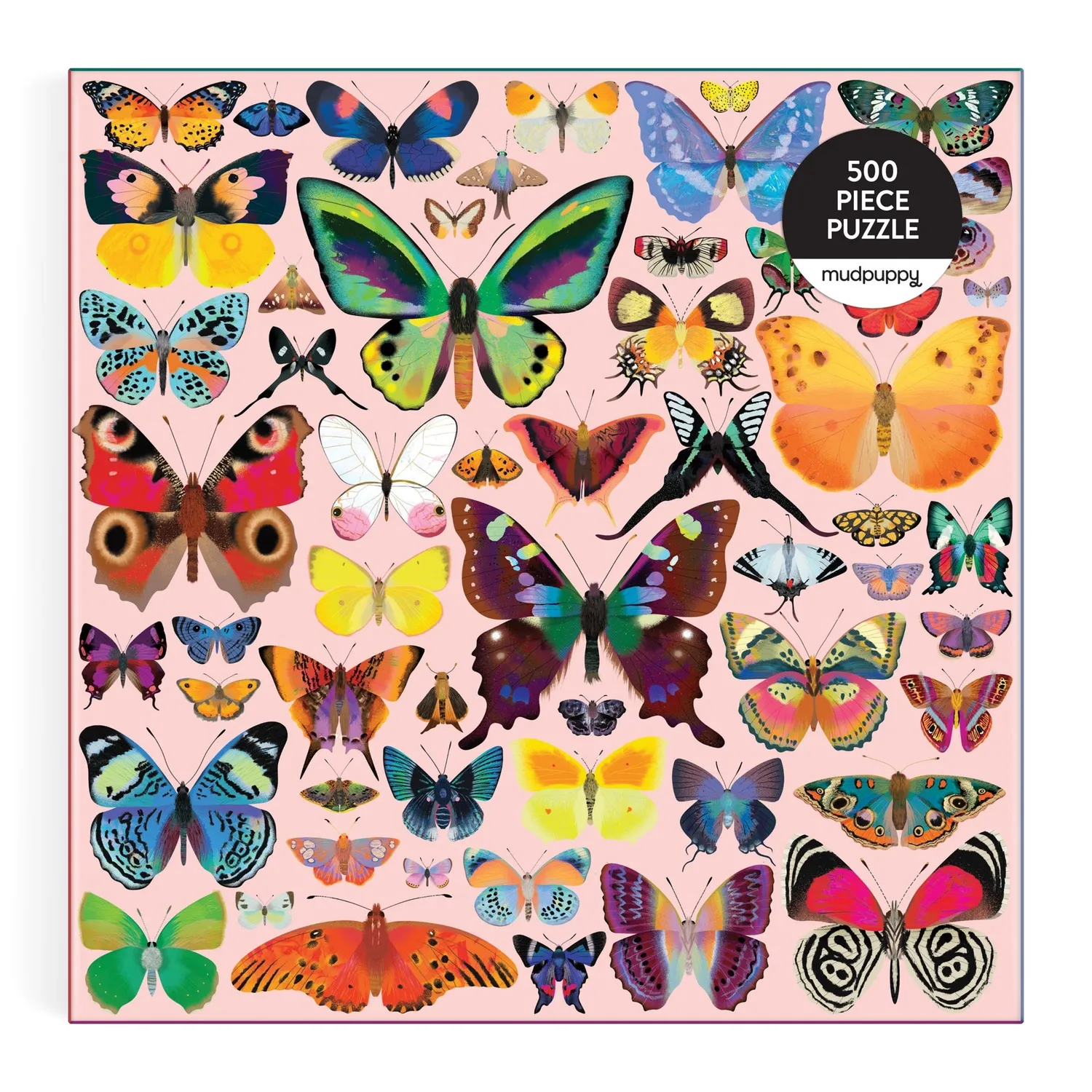 Mudpuppy Brilliant Butterflies puzzle 500 piese fluturi