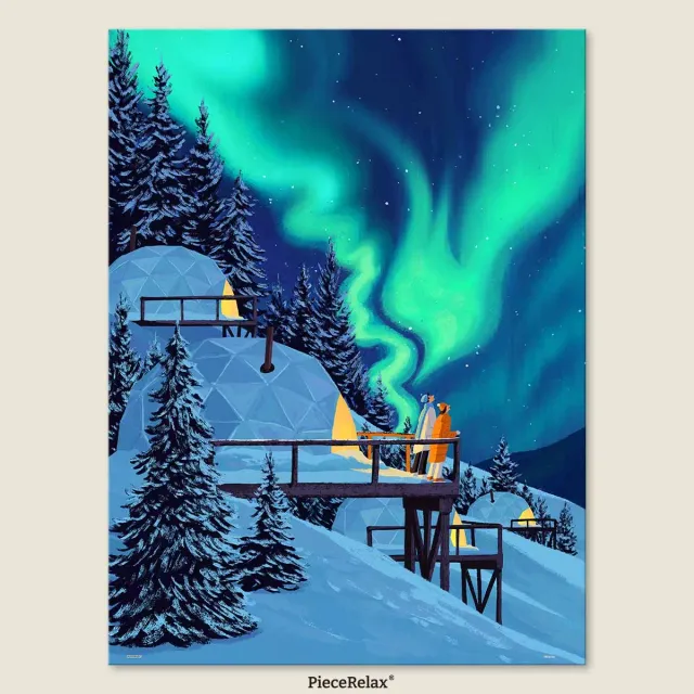PieceRelax PieceClicks Aurora U1212 puzzle 1008 piese mari cer