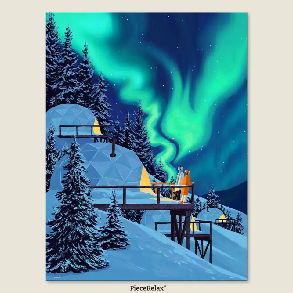 PieceRelax PieceClicks Aurora U1212 puzzle 1008 piese mari cer