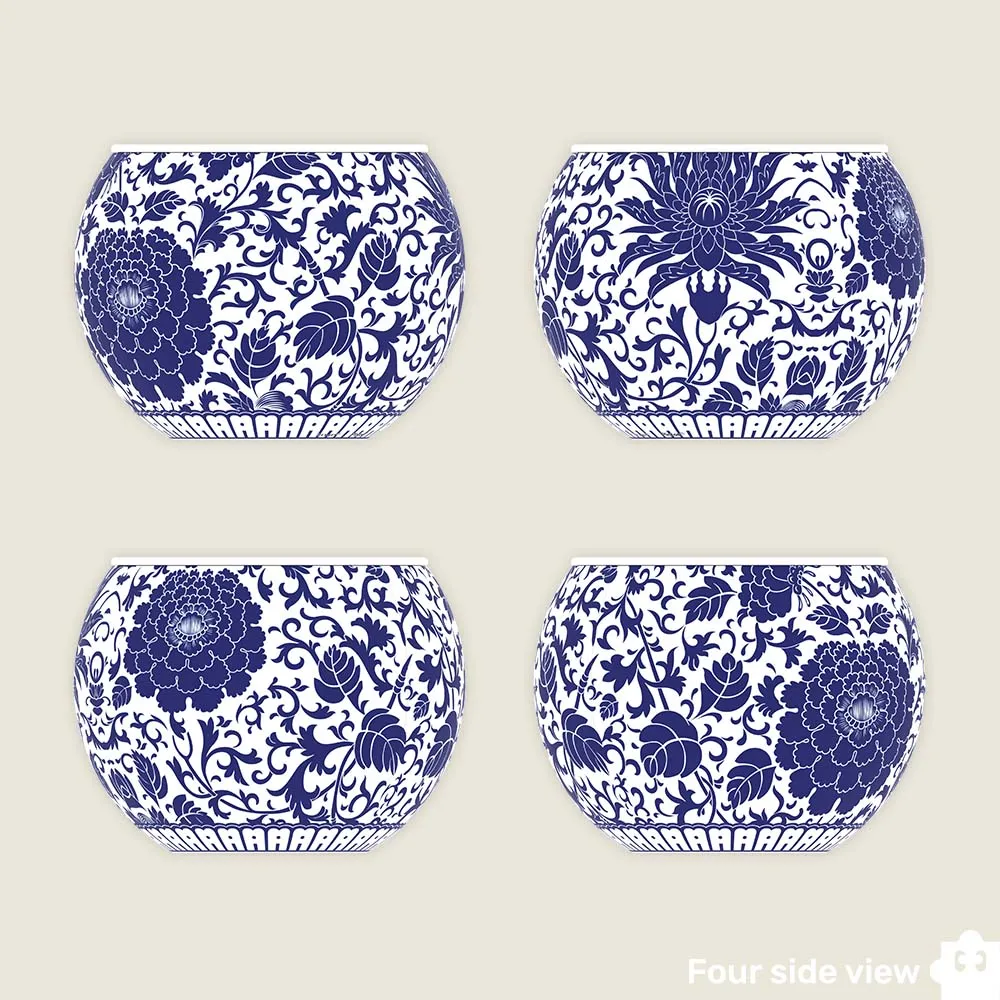 PieceRelax Puzzle Planter Oriental Floral Ornament K1101 ghiveci
