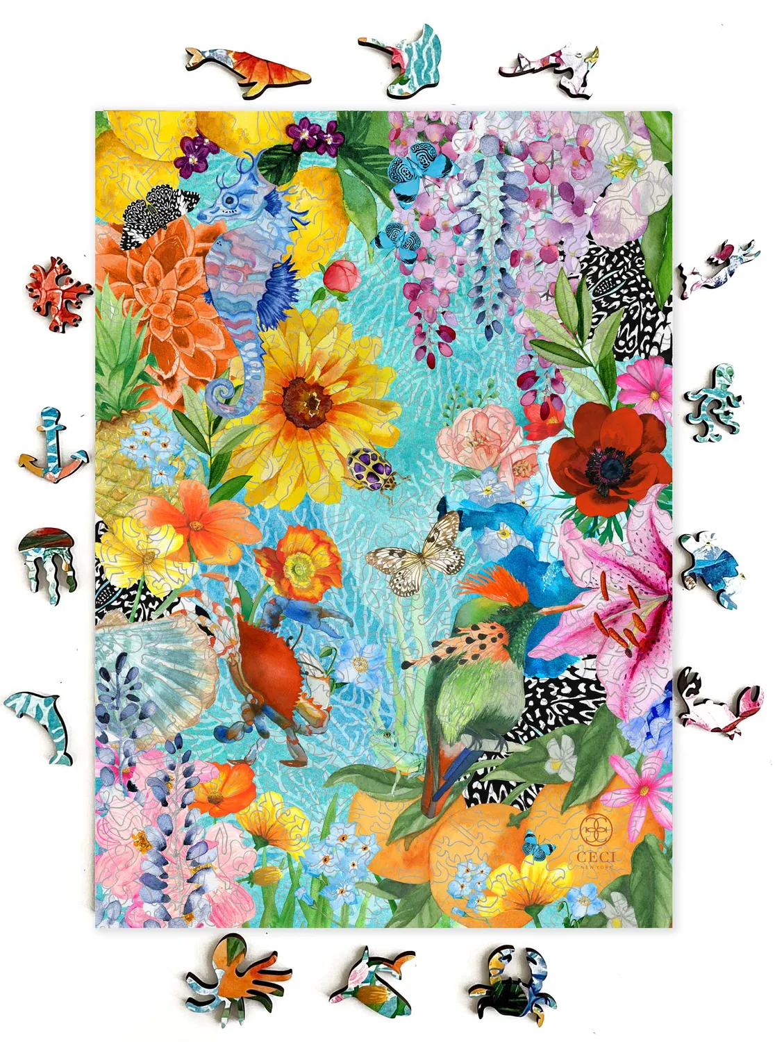 Mosaic Puzzles Ceci Summertime puzzle lemn 500 piese vara