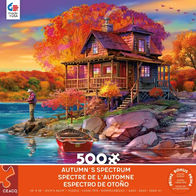 Ceaco Autumn's Spectrum puzzle 500 piese toamnă