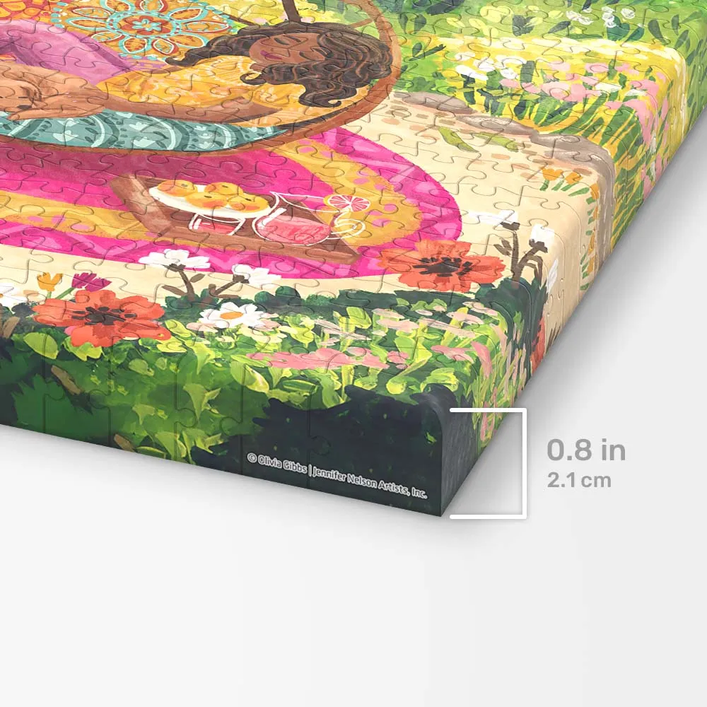 PieceRelax Resting Scene HN1370 puzzle canvas grădină