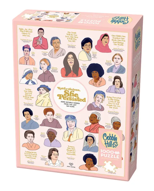 Cobble Hill Nevertheless She Persisted puzzle 1000 colaj