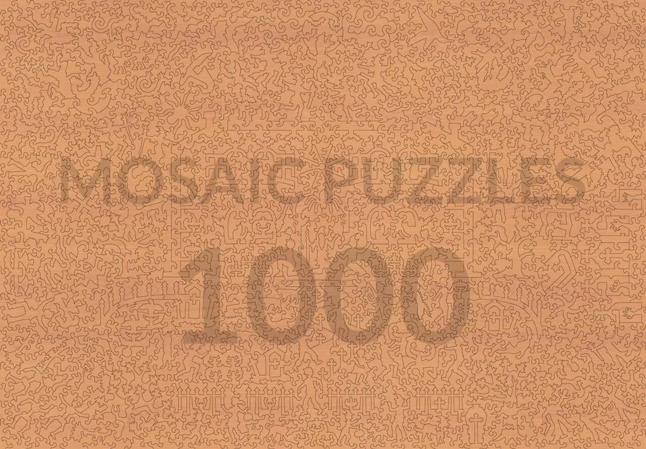 Mosaic Puzzles Escaping Ghost Town puzzle 50 piese Halloween