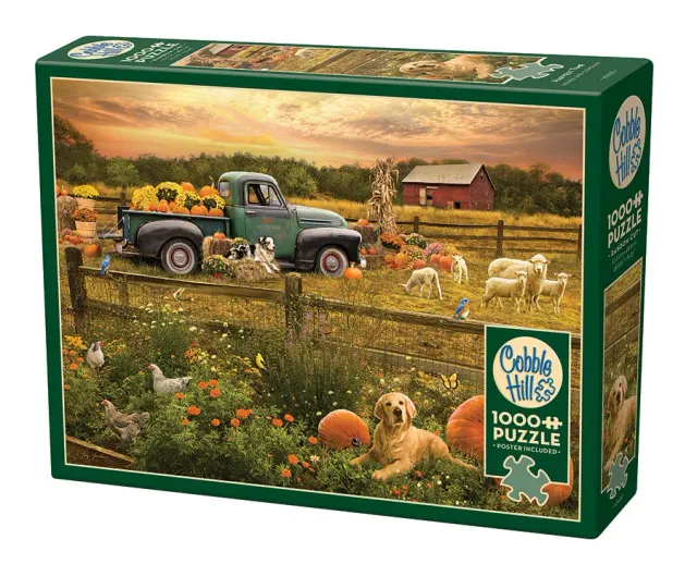 Cobble Hill Harvest Time puzzle 1000 piese ferma