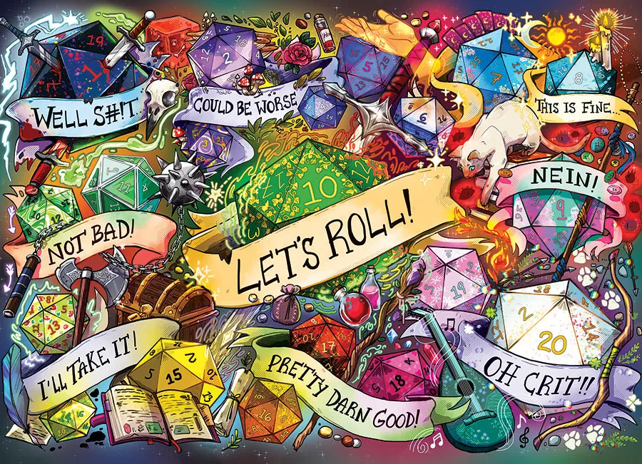 Cobble Hill Let's Roll 45163 puzzle 500 piese D20