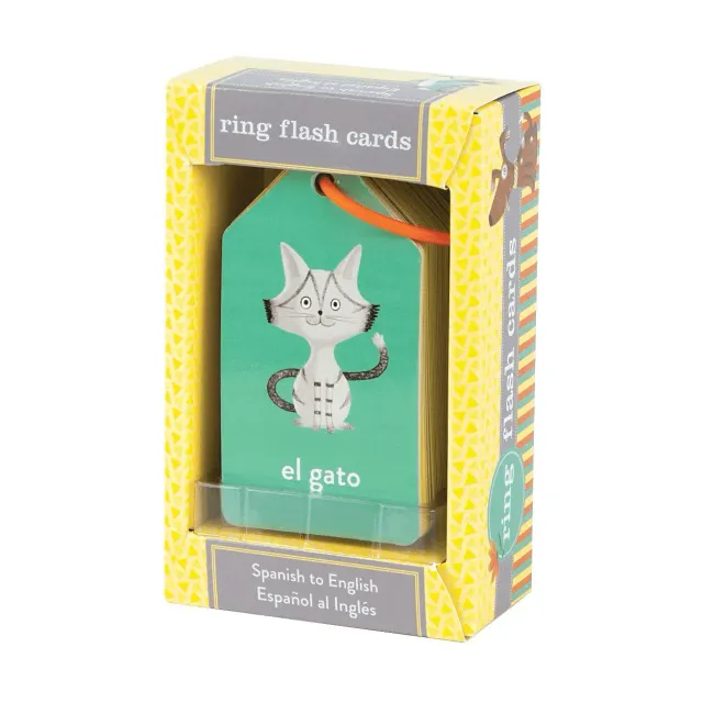 Mudpuppy Spanish-English carduri educative 26 cu inel