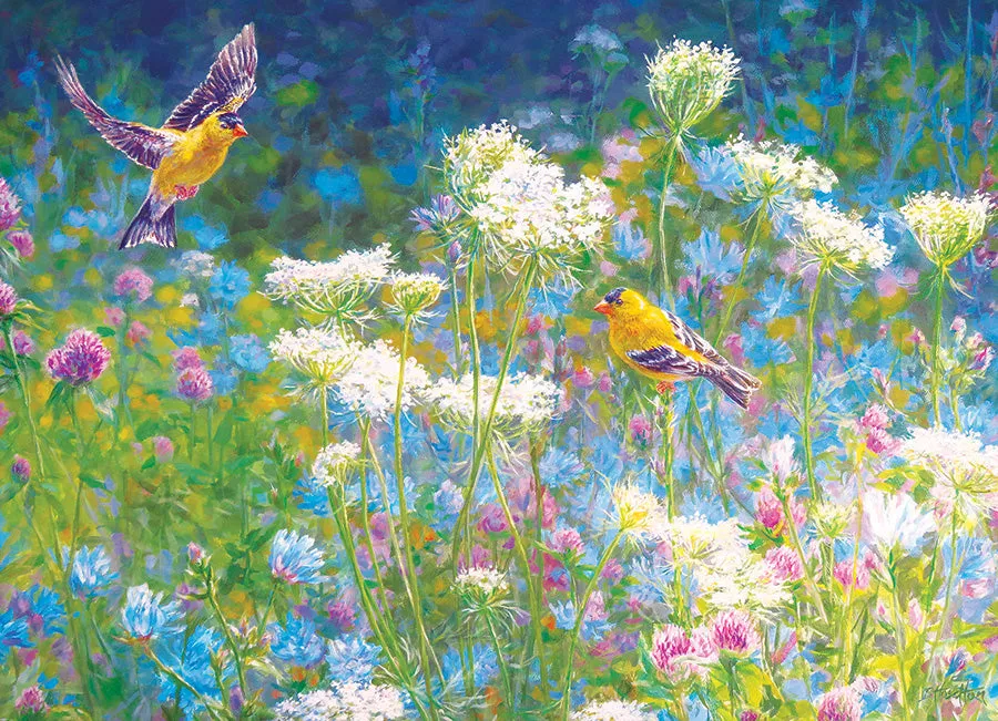 Cobble Hill Visiting the Meadow puzzle 1000 piese pasari