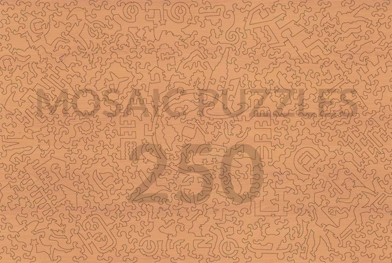 Mosaic Puzzles World’s Fair 1934 puzzle lemn 500 piese poster