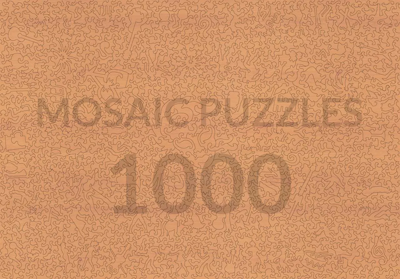 Mosaic Puzzles The Piano Lesson puzzle lemn 500 piese cubist