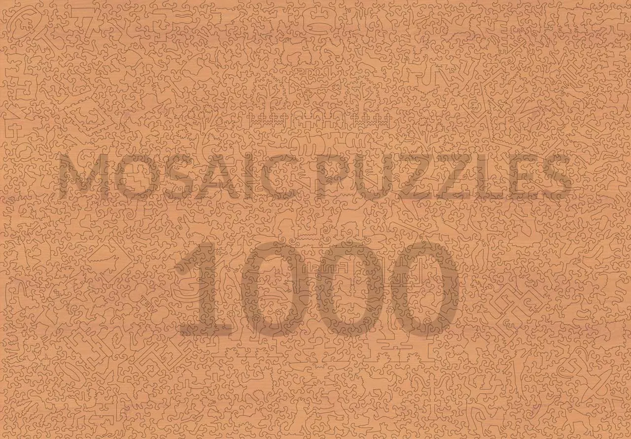 Mosaic Puzzles English Setters puzzle lemn 1000 piese caini