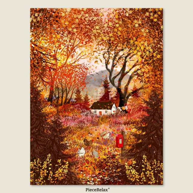 PieceRelax Autumn Letters U1335 puzzle 1000 piese