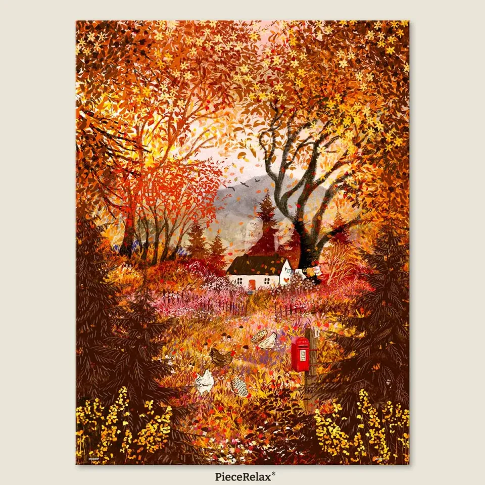 PieceRelax Autumn Letters U1335 puzzle 1000 piese