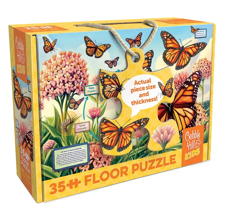 Cobble Hill Life Cycle of a Monarch puzzle podea 35 piese