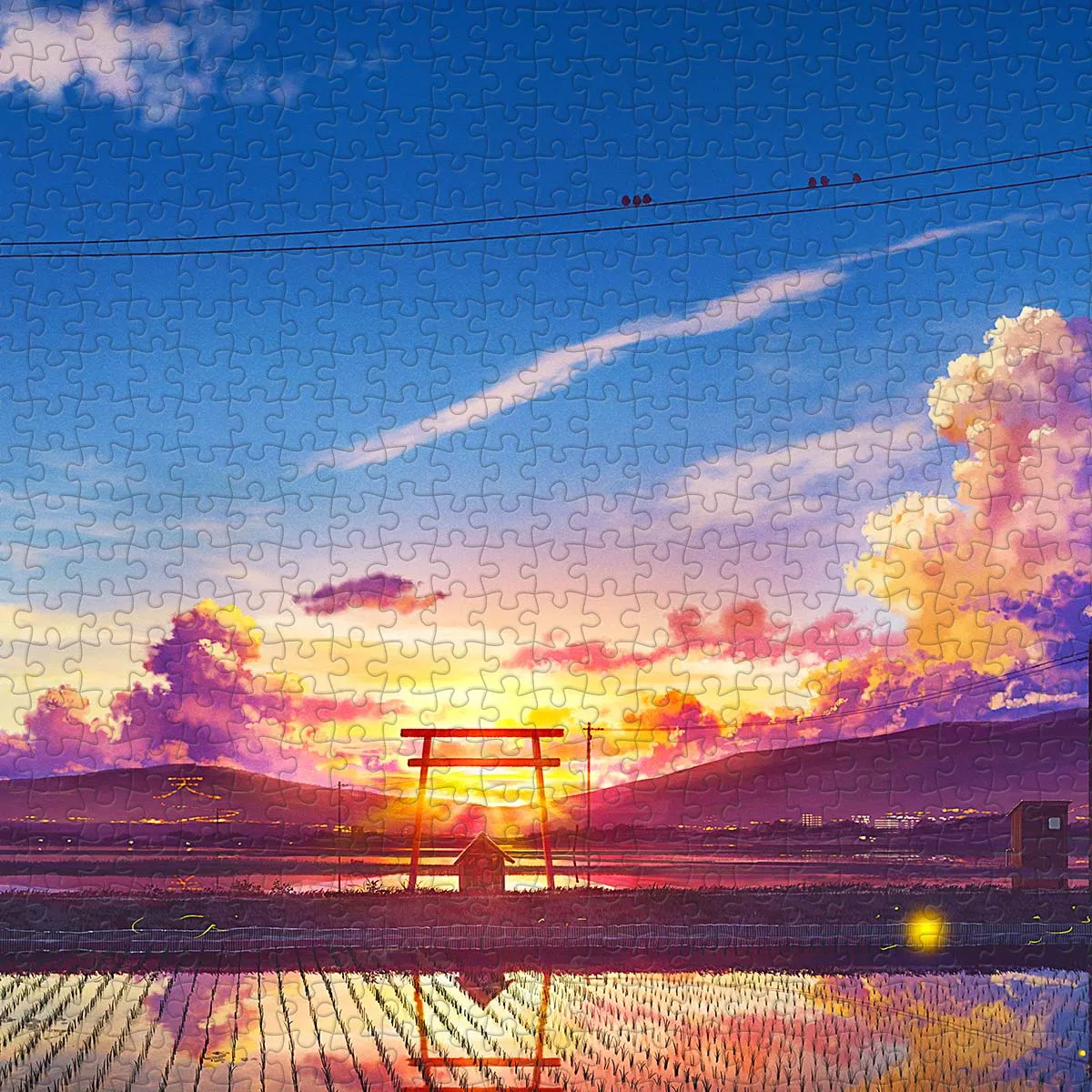 PieceRelax Sunset Shinden U1045 puzzle 1000 piese apus