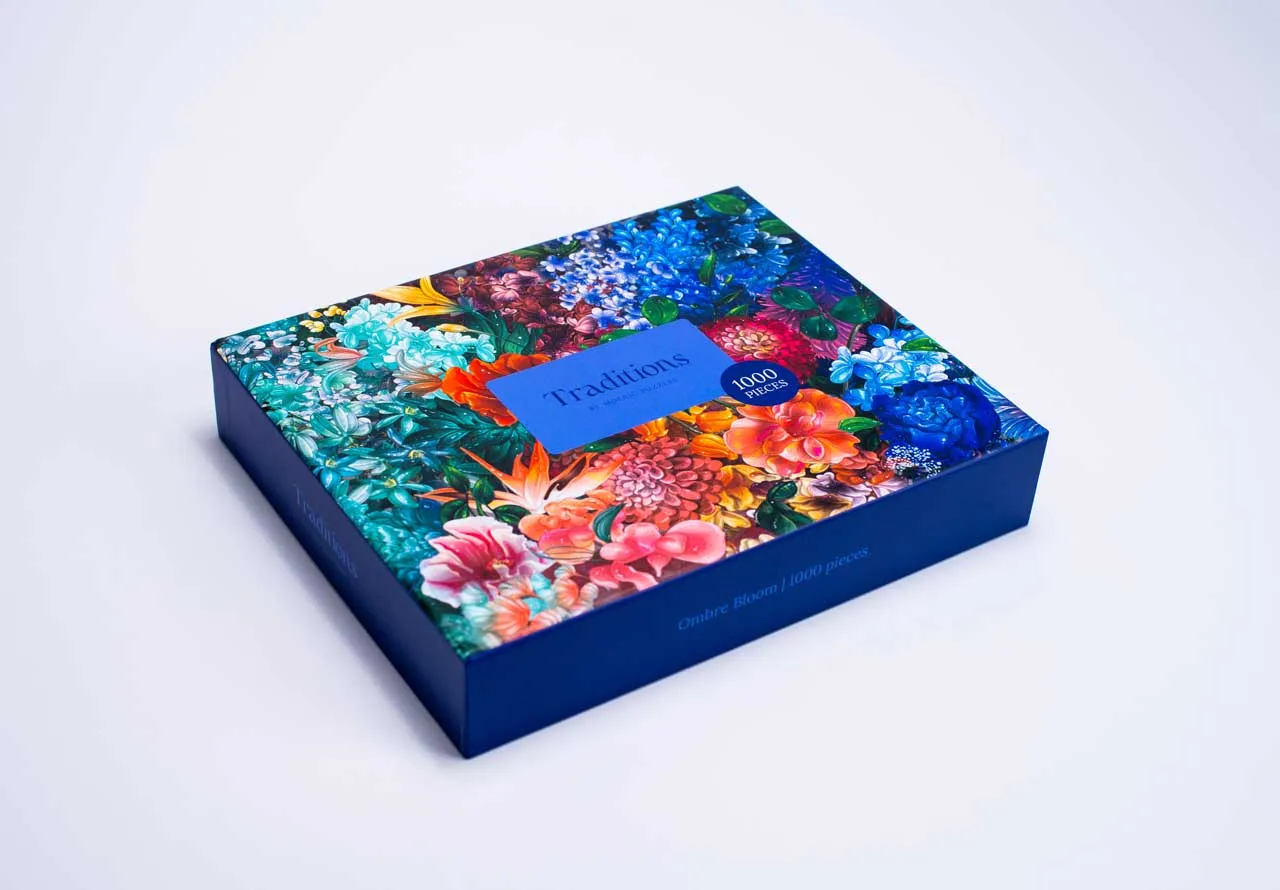 Mosaic Traditions Ombre Bloom puzzle carton 1000 piese floral