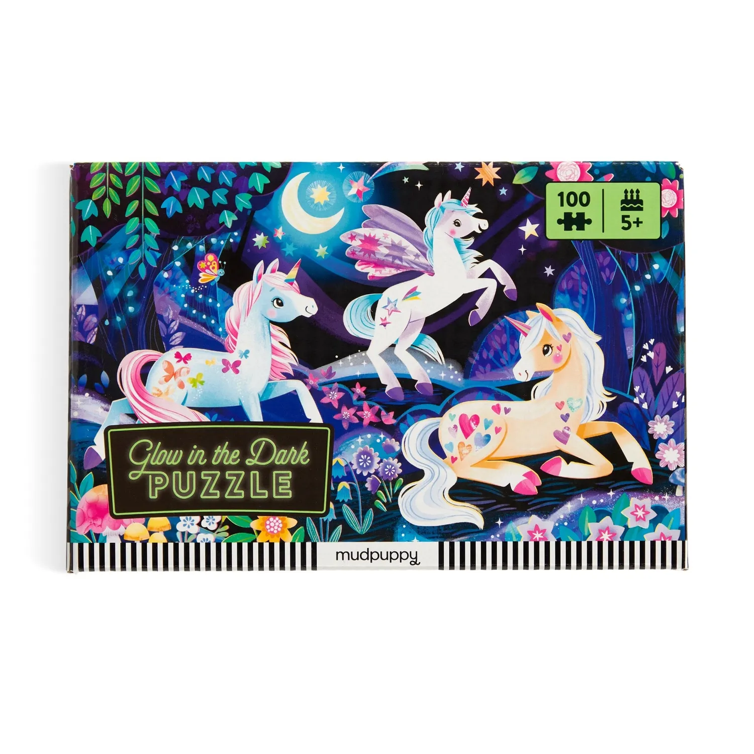Mudpuppy Unicorn Dreams 100 puzzle 100 piese fosforescent