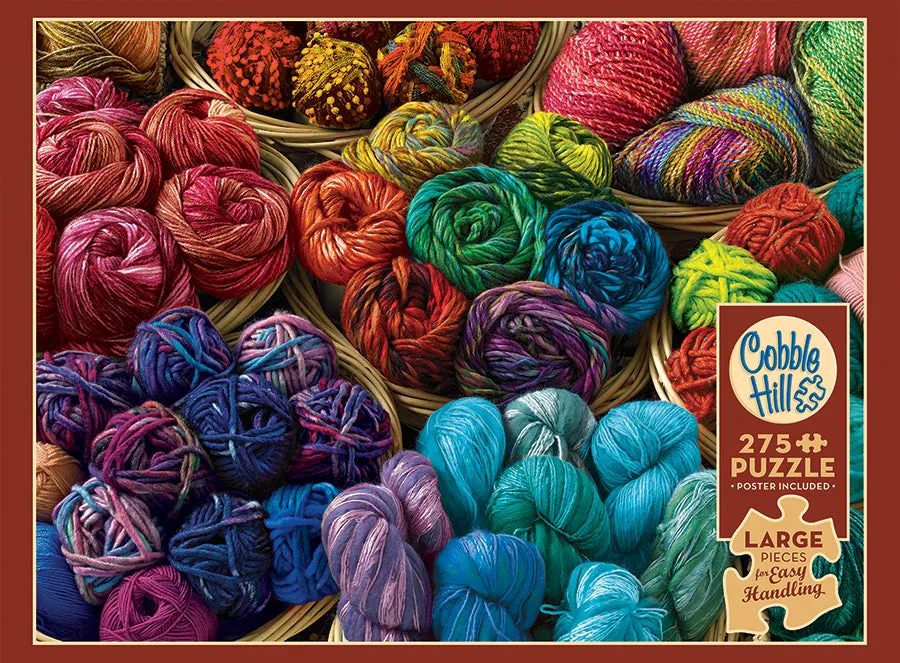 Cobble Hill Easy Handling A Yen for Yarn puzzle 275 piese lână
