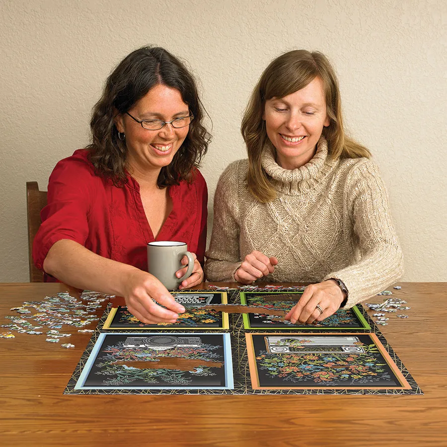 Cobble Hill Floral Objects puzzle 1000 piese vintage