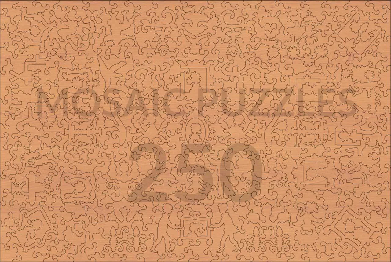 Mosaic Puzzles Arnolfini Wedding Van Eyck puzzle lemn 500 piese