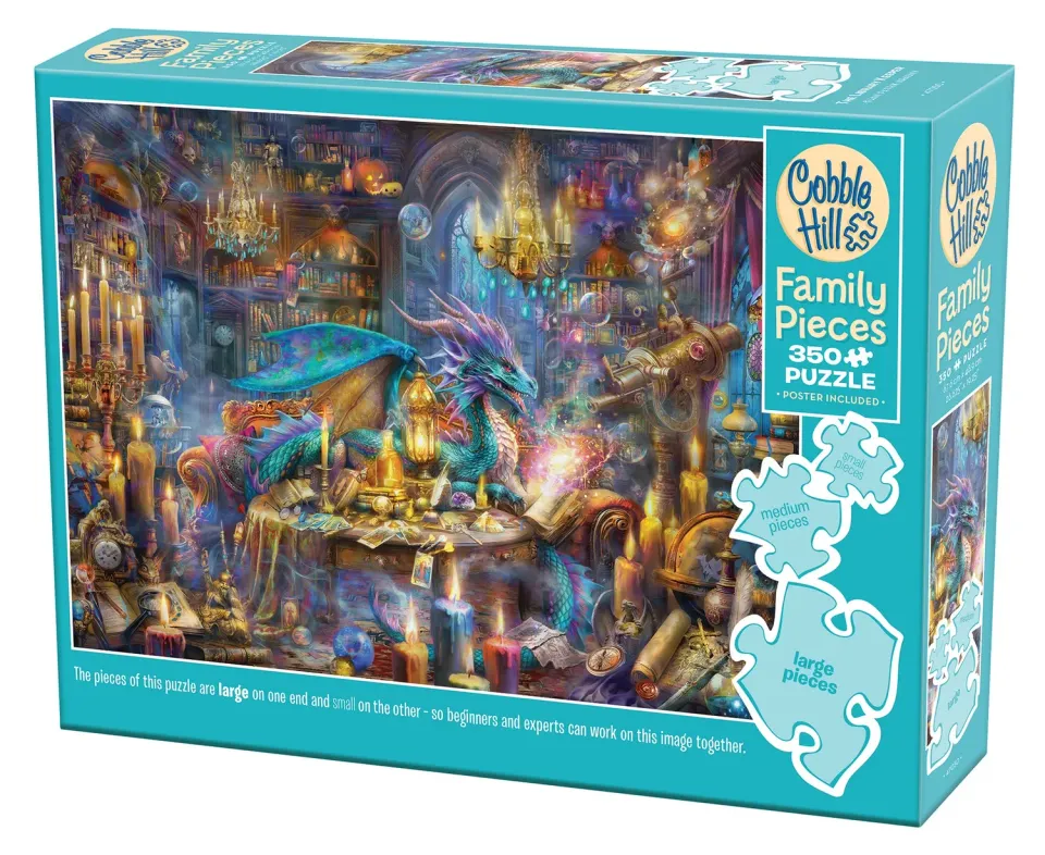 Cobble Hill Library Keeper puzzle familie 350 piese