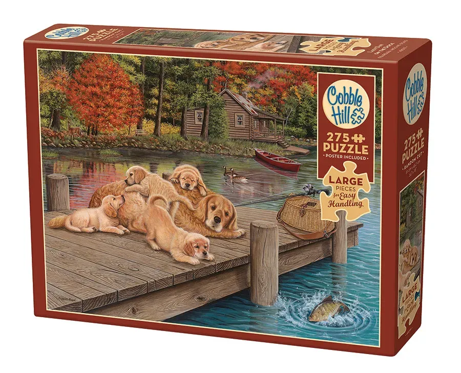 Cobble Hill Lazy Day on the Dock puzzle 275 piese caini