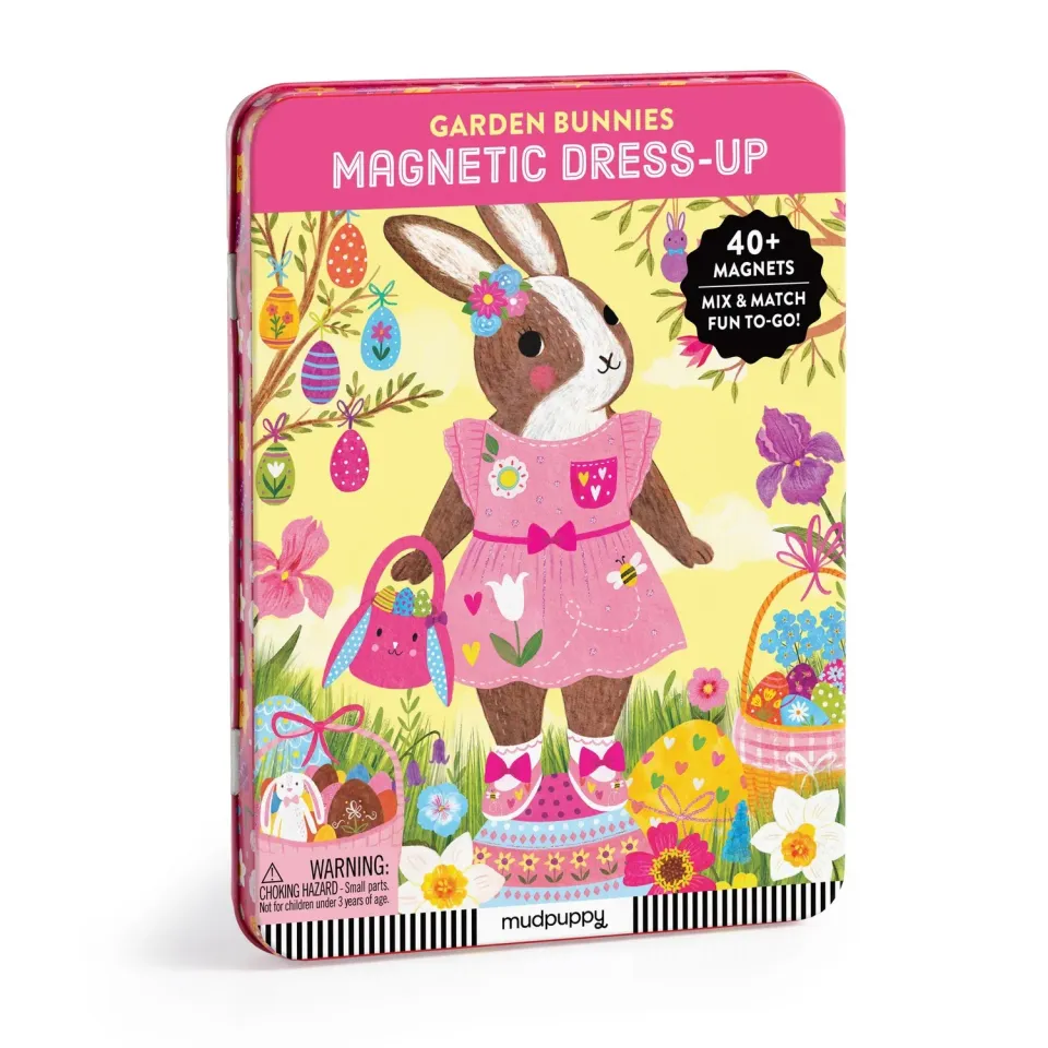 Mudpuppy Garden Bunnies Set magnetic 40 magneți 4+ ani