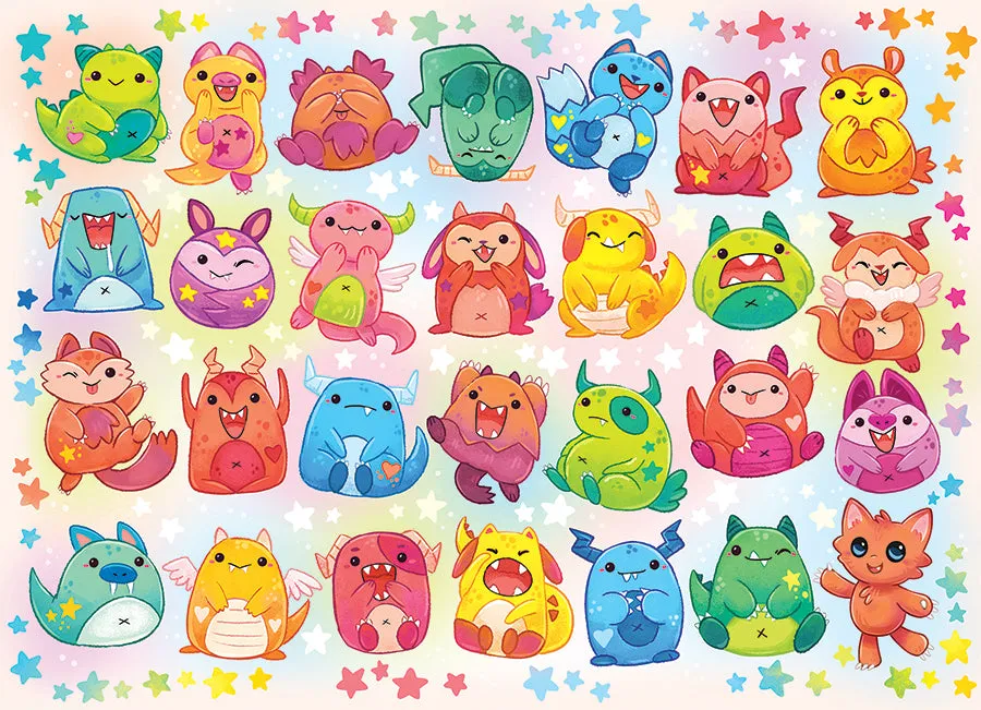 Cobble Hill Little Monsters puzzle 350 piese familie