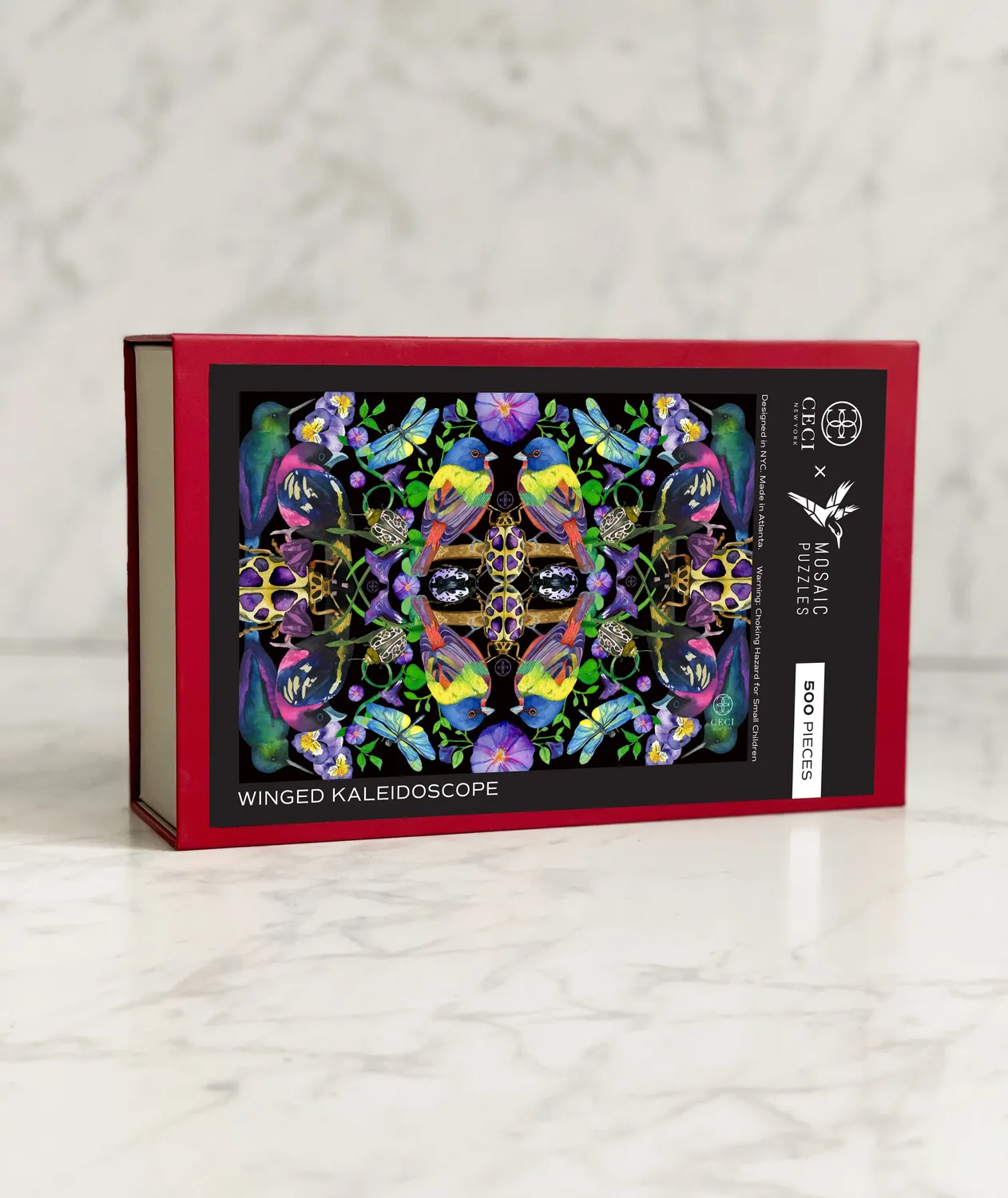 Mosaic Puzzles Ceci New York Winged Kaleidoscope puzzle 500 piese fluturi
